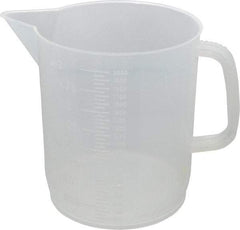 Dynalon Labware - 2,000 ml Polypropylene Graduated Beaker - 50 ml Graduation, 5-23/32" Diam x 6-1/2" High - Benchmark Tooling