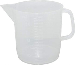 Dynalon Labware - 3,000 ml Polypropylene Graduated Beaker - 100 ml Graduation, 6-1/2" Diam x 7-5/64" High - Benchmark Tooling