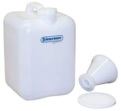 Bel-Art - 5 Gal Carboy - Polyethylene, White, 16" High x 9.6" Diam, 3/4" Cap - Benchmark Tooling