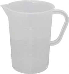 Bel-Art - 1,000 ml Polypropylene Graduated Pitcher - 50 ml Graduation, x 6-1/2" High - Benchmark Tooling