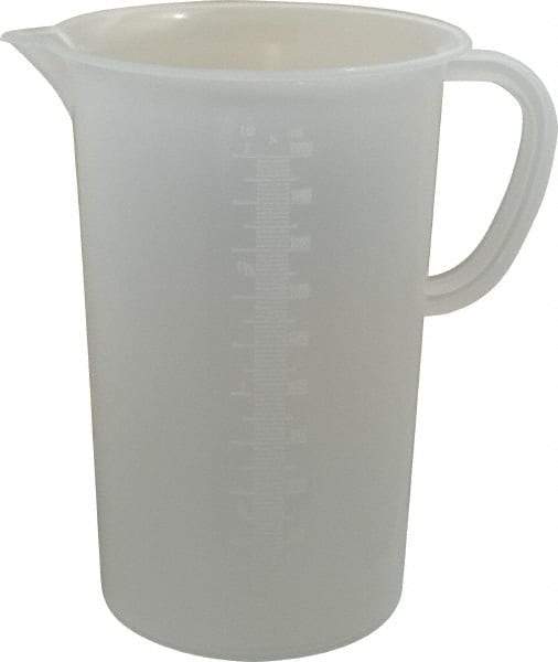 Bel-Art - 2,000 ml Polypropylene Graduated Pitcher - 100 ml Graduation, x 8-1/2" High - Benchmark Tooling