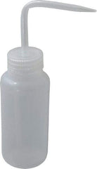 Bel-Art - 8 oz Wide-Mouth Bottle - Polyethylene, Translucent, 43mm Cap - Benchmark Tooling