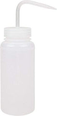 Bel-Art - 16 oz Wide-Mouth Bottle - Polyethylene, Translucent, 43mm Cap - Benchmark Tooling