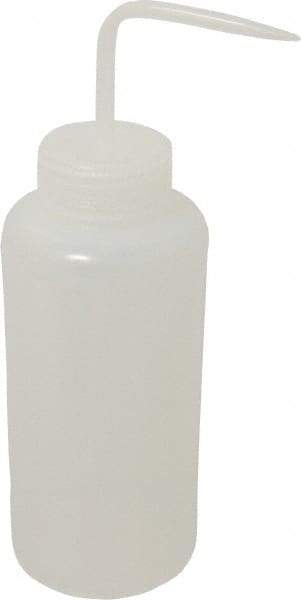 Bel-Art - 32 oz Wide-Mouth Bottle - Polyethylene, Translucent, 53mm Cap - Benchmark Tooling