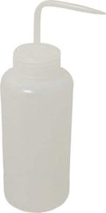 Bel-Art - 32 oz Wide-Mouth Bottle - Polyethylene, Translucent, 53mm Cap - Benchmark Tooling