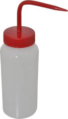 Bel-Art - 16 oz Wide-Mouth Bottle - Polyethylene, Translucent, 43mm Cap - Benchmark Tooling