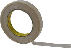 3M - 3/4" x 55 Yd Clear Rubber Adhesive Packaging Tape - Polypropylene Film Backing, 5.7 mil Thick, 150 Lb Tensile Strength, Series 8959 - Benchmark Tooling