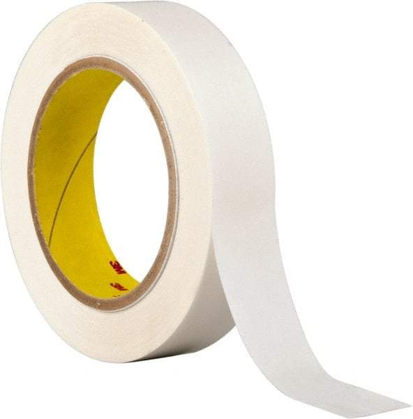 3M - 1" x 36 Yd Acrylic Adhesive Double Sided Tape - 3.9 mil Thick, Clear, Polyester Film Liner, Continuous Roll, Series 444 - Benchmark Tooling