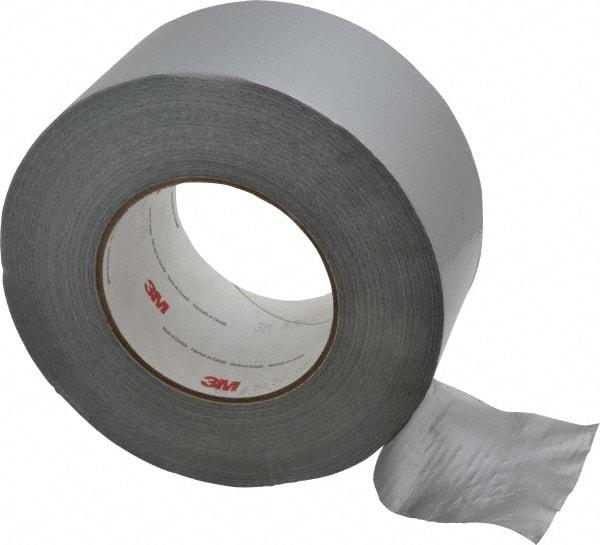 3M - 3" x 55m Silver Duct Tape - 9 mil, Rubber Adhesive, Polyethylene Film Backing, 25 Lb/ln Tensile Strength, 200°F Max, Series 3939 - Benchmark Tooling