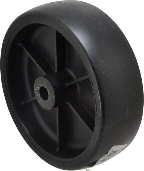 Fairbanks - 6 Inch Diameter x 2 Inch Wide, Polyolefin Caster Wheel - 675 Lb. Capacity, 2-1/4 Inch Hub Length, 1/2 Inch Axle Diameter, Plain Bearing - Benchmark Tooling