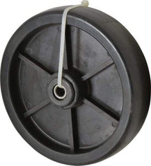 Fairbanks - 8 Inch Diameter x 2 Inch Wide, Polyolefin Caster Wheel - 800 Lb. Capacity, 2-3/16 Inch Hub Length, 3/4 Inch Axle Diameter, Roller Bearing - Benchmark Tooling