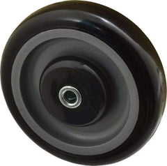 Fairbanks - 5 Inch Diameter x 1-1/4 Inch Wide, Polyurethane Caster Wheel - 275 Lb. Capacity, 1-5/8 Inch Hub Length, 3/8 Inch Axle Diameter, Ball Bearing - Benchmark Tooling