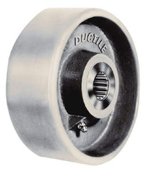 Fairbanks - 6 Inch Diameter x 2-1/2 Inch Wide, Ductile Iron Caster Wheel - 3,500 Lb. Capacity, 2-3/4 Inch Hub Length, 1 Inch Axle Diameter, Roller Bearing - Benchmark Tooling