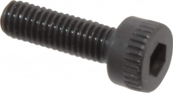 Made in USA - M3x0.50 Metric Coarse Hex Socket Drive, Socket Cap Screw - Grade 12.9 Alloy Steel, Black Oxide Finish, Fully Threaded, 10mm Length Under Head - Benchmark Tooling