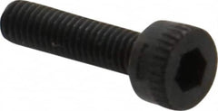 Made in USA - M3x0.50 Metric Coarse Hex Socket Drive, Socket Cap Screw - Grade 12.9 Alloy Steel, Black Oxide Finish, Fully Threaded, 12mm Length Under Head - Benchmark Tooling
