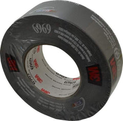 3M - 2" x 55m Black Duct Tape - 10.7 mil, Rubber Adhesive, Polyethylene Film Backing, 32 Lb/ln Tensile Strength, 200°F Max, Series 6969 - Benchmark Tooling