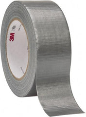 3M - 2" x 50 Yds Silver Duct Tape - 5.8 mil, Rubber Adhesive, Polyethylene Film Backing, 16 Lb/ln Tensile Strength, 200°F Max, Series 1900 - Benchmark Tooling