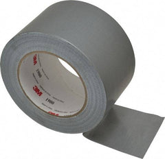 3M - 3" x 50 Yds Silver Duct Tape - 5.8 mil, Rubber Adhesive, Polyethylene Film Backing, 16 Lb/ln Tensile Strength, -65.2°F Max, Series 1900 - Benchmark Tooling