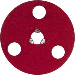 Norton - 7" Diam 5/8-11 Threaded Hole 60 Grit Fiber Disc - Medium Grade, Ceramic Alumina, 8,600 Max RPM - Benchmark Tooling