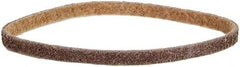 Norton - 1/2" Wide x 12" OAL, Aluminum Oxide Abrasive Belt - Aluminum Oxide, Coarse, Nonwoven, Cloth Backing - Benchmark Tooling