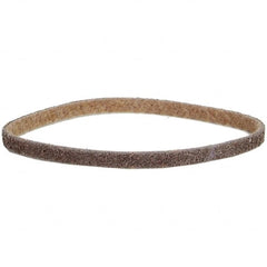 Norton - 1/4" Wide x 18" OAL, Aluminum Oxide Abrasive Belt - Aluminum Oxide, Coarse, Nonwoven, Cloth Backing - Benchmark Tooling