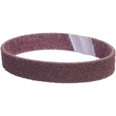 Norton - 1" Wide x 18" OAL, Aluminum Oxide Abrasive Belt - Aluminum Oxide, Medium, Nonwoven, Cloth Backing - Benchmark Tooling