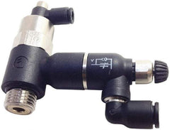 Legris - Speed & Flow Control Valves   Valve Type: Piloted Non-Return w/Flow Regulator & Exhaust    Male Thread Size: 3/8 - Benchmark Tooling