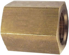 Legris - 3/8 Female Thread, Brass Industrial Pipe Coupling - FBSPP, 3,626 psi - Benchmark Tooling