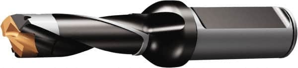Sandvik Coromant - 0.3937 to 0.413" Diam, 3.18173xD, 1.3028" Max Depth, 5/8" Shank Diam, 3.7795" OAL, Replaceable Tip Drill - 870-1040-6-PM Insert, 6 Seat Size, 870..LX-3 Toolholder, Series CoroDrill 870 - Benchmark Tooling