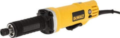 DeWALT - 1/4 Inch Collet, 25,000 RPM, Inline, Electric Die Grinder - 120 Volt, 0.4425 Hp, 4.2 Amp, 6.5 Ft. Long Cord - Benchmark Tooling