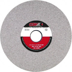 Camel Grinding Wheels - 12" Diam x 5" Hole x 2" Thick, I Hardness, 46 Grit Surface Grinding Wheel - Aluminum Oxide, Type 7, Medium Grade, Vitrified Bond, Two-Side Recess - Benchmark Tooling