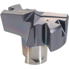 Iscar - Series FCP, 22.2mm Diam Grade IC908 Replaceable Drill Tip - Carbide, TiAlN/TiN Finish, 22 Seat Size - Benchmark Tooling