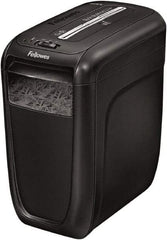 FELLOWES - 5/32 x 1-1/2" Strip, Cross Cut Manual Shredder - 14-5/8" Long x 9.2" Wide x 16" High, Level 3 Security, 6 Gal Wastebasket - Benchmark Tooling