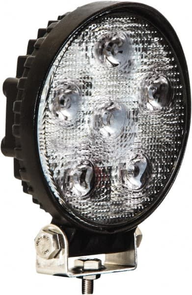 Buyers Products - 12 to 24 Volt, Clear Flood Beam Light - 1.5 Amps, 1,350 Lumens, 6 LED Lamp - Benchmark Tooling