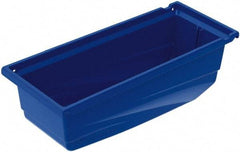 Akro-Mils - 30 Lb. Load Capacity, 17-1/2" Deep, Blue Hopper Shelf Bin - 6-1/2" High x 6-5/8" Wide x 17-1/2" Long - Benchmark Tooling