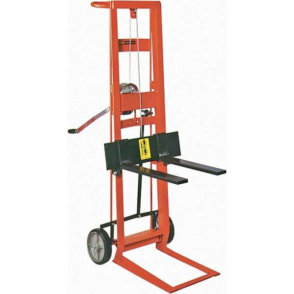Wesco Industrial Products - 750 Lb Capacity, 40" Lift Height, Manual Winch Manually Operated Lift - Benchmark Tooling