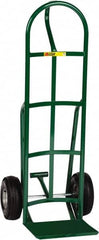 Little Giant - 800 Lb Capacity 49" OAH Hand Truck - 12 x 14" Base Plate, Loop Handle, Steel, Pneumatic Wheels - Benchmark Tooling