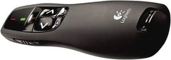 Logitech - Black Wireless Presenter - Use with Windows XP, Vista, 7, 8 - Benchmark Tooling