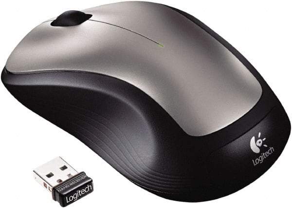 Logitech - Silver Mouse - Use with Windows XP, Vista, 7, 8 - Benchmark Tooling