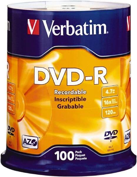 Verbatim - DVD-R Discs - Benchmark Tooling