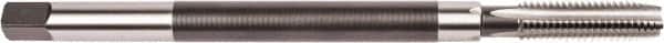 Union Butterfield - 1/2-13 UNC, 3B Class of Fit, 4 Flute Plug Hand Pulley Tap - High Speed Steel, Bright Finish, Right Hand Flute, H3 Thread Limit, 10" OAL, 1/2" Shank Diam - Benchmark Tooling