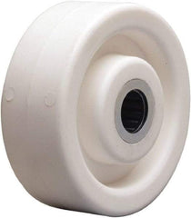 Hamilton - 4 Inch Diameter x 1-1/2 Inch Wide, Polyolefin Caster Wheel - 400 Lb. Capacity, 1-5/8 Inch Hub Length, 1/2 Inch Axle Diameter, Straight Roller Bearing - Benchmark Tooling