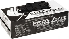 PRO-SAFE - Size S, 5 mil, Industrial Grade, Powder Free Nitrile Disposable Gloves - Exact Industrial Supply