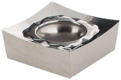 Iscar - SCGT431 AS Grade IC20 Carbide Turning Insert - Uncoated, 90° Square, 1/2" Inscr Circle, 3/16" Thick, 1/64" Corner Radius - Benchmark Tooling