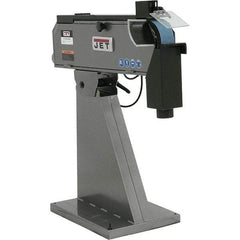 Jet - 79" Long x 3" Wide Belt Grinder - 4 hp, 220 Volts - Benchmark Tooling