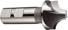 DORMER - 7mm Radius, 17/18" Mill Diam, 4 Flute Cobalt Corner Rounding End Mill - Single End, Uncoated, 2.7559" OAL, 0.6299" Shank Diam - Benchmark Tooling
