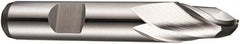 DORMER - 9mm Diam, 11mm LOC, 2 Flute Cobalt Ball End Mill - Uncoated, Single End, 61mm OAL, 10mm Shank Diam, Spiral Flute - Benchmark Tooling