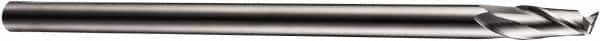 DORMER - 2 Flute Cobalt Roughing & Finishing Square End Mill - Uncoated, Straight Shank, 30° Helix, Centercutting, Regular Length - Benchmark Tooling