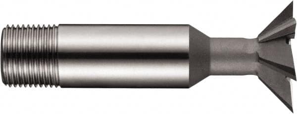 DORMER - 25mm Diam x 7.5mm Width of Cut, 45° Included Angle, High Speed Steel Dovetail Cutter - Uncoated - Benchmark Tooling