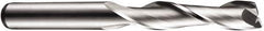 DORMER - 2 Flute Cobalt Roughing & Finishing Square End Mill - Uncoated, Straight Shank, 30° Helix, Centercutting, Extra Long Length - Benchmark Tooling